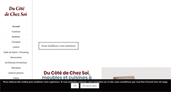 Desktop Screenshot of ducotedechezsoi-meubles.com